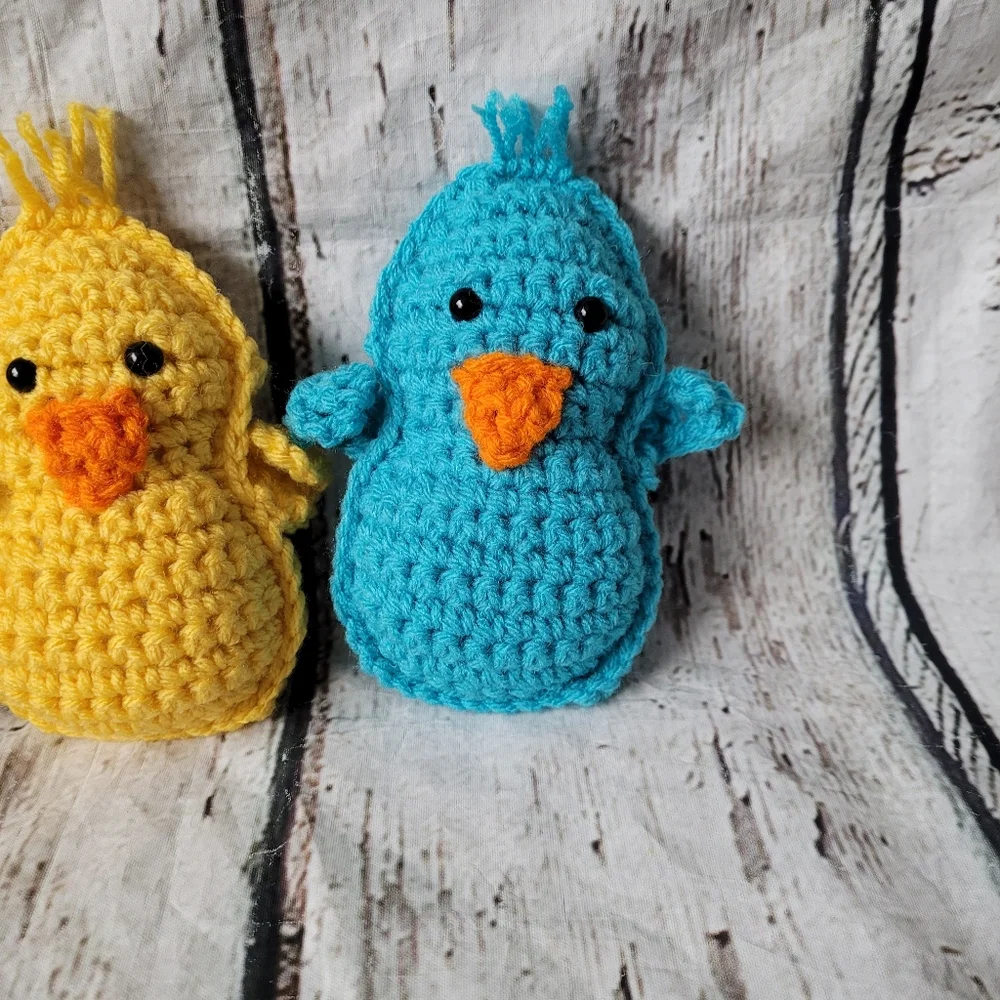 Crochet Chick Peeps Easter Decor